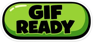GIF READY sticker